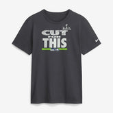 Seattle Seahawks Super Bowl LX Champions Pickoff Move Parade T-Shirt - Anthracite T-shirts