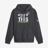 Seattle Seahawks Super Bowl LX Champions Pickoff Move Parade Club Fleece Hoodie - Anthracite Hoodies