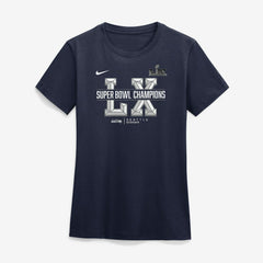 Seattle Seahawks Women's Super Bowl LX Champions Sacrifice T-Shirt - College Navy T-shirts