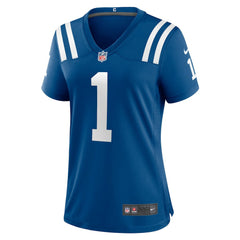 Number 1 Mom Indianapolis Colts Women's Game Jersey - Royal Jerseys
