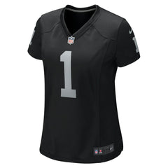 Number 1 Mom Las Vegas Raiders Women's Game Jersey - Black Jerseys