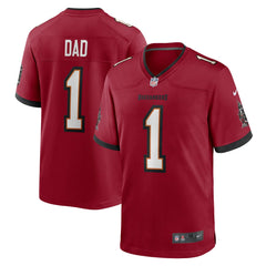 Number 1 Dad Tampa Bay Buccaneers Game Jersey - Red Jerseys