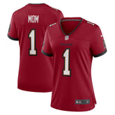 Number 1 Mom Tampa Bay Buccaneers Women's Game Jersey - Red Jerseys