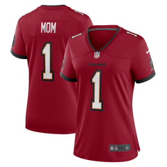 Number 1 Mom Tampa Bay Buccaneers Women's Game Jersey - Red Jerseys