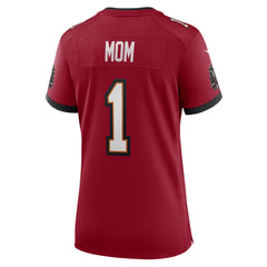 Number 1 Mom Tampa Bay Buccaneers Women's Game Jersey - Red Jerseys