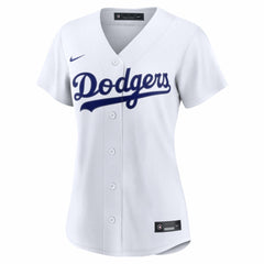 Los Angeles Dodgers Nike Women's Home Replica Custom Jersey - White Jerseys