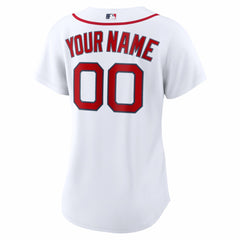 Boston Red Sox Nike Women's Home Replica Custom Jersey - White Jerseys