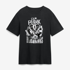 CM Punk x Chicago Blackhawks Fanatics T-Shirt - Black | US 2001927312