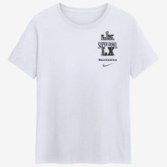 Seattle Seahawks Women's Super Bowl LX Champions Long Ball T-Shirt - White T-shirts