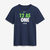 Seattle Seahawks 12 As One T-Shirt - Navy T-shirts