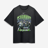 Seattle Seahawks 12 As One Loose T-Shirt - Black T-shirts