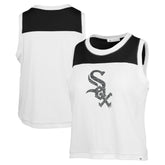 Chicago White Sox '47 Women's Premier Zoey Waist Length Tank Top - White Tanks