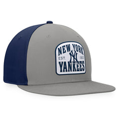 New York Yankees Fanatics Cycle Snapback Hat - Gray/Navy Hats