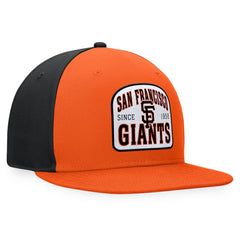 San Francisco Giants Fanatics Cycle Snapback Hat - Orange/Black Hats