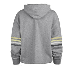 New Orleans Saints '47 Women's Upland Bennett Pullover Hoodie - Heather Gray Hoodies