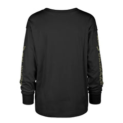 New Orleans Saints '47 Women's Tom Cat Lightweight Long Sleeve T-Shirt - Black T-shirts