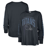 Tennessee Titans '47 Women's Tom Cat Lightweight Long Sleeve T-Shirt - Navy T-shirts