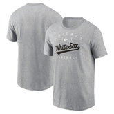 Chicago White Sox Nike Home Team Athletic Arch T-Shirt - Heather Gray T-shirts