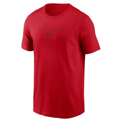 St. Louis Cardinals Nike Large Logo Back Stack T-Shirt - Red T-shirts