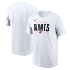 San Francisco Giants Nike Home Team Bracket Stack T-Shirt - White T-shirts