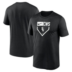Chicago White Sox Nike Home Plate Icon Legend Performance T-Shirt - Black T-shirts