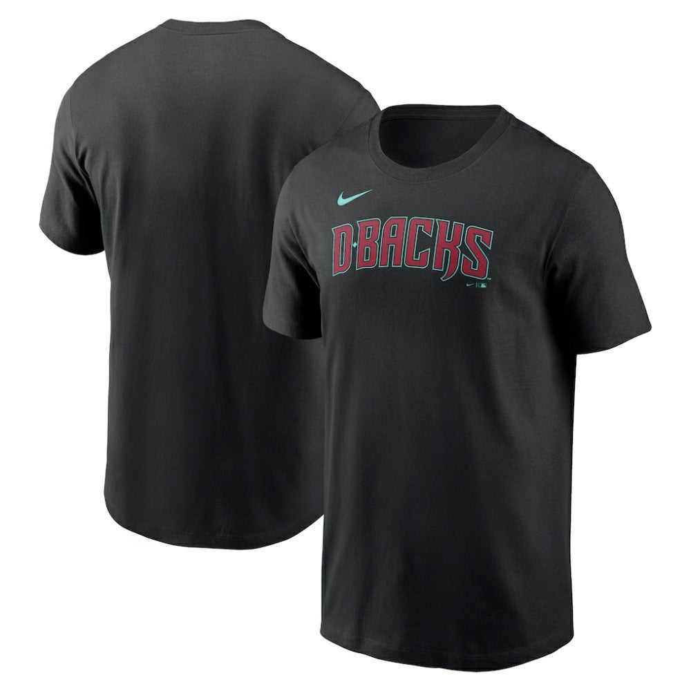 Arizona Diamondbacks Nike Wordmark T-Shirt - Black T-shirts