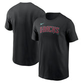 Arizona Diamondbacks Nike Wordmark T-Shirt - Black T-shirts