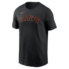 San Francisco Giants Nike Fuse Wordmark T-Shirt - Black T-shirts