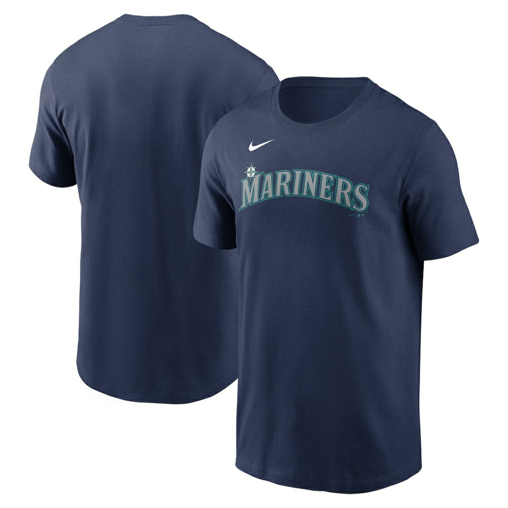 Seattle Mariners Nike Fuse Wordmark T-Shirt - Navy T-shirts