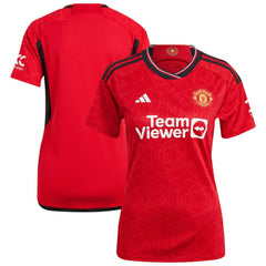 Manchester United Women's 2023/24 Home Replica Jersey Red - Adidas sale