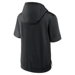 San Francisco Giants Nike Tri Code Lockup Short Sleeve Pullover Hoodie - Black Hoodies