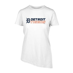 Detroit Tigers Levelwear Women's Birch Chase T-Shirt - White T-shirts