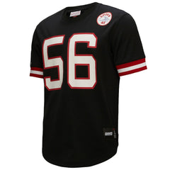 Lawrence Taylor New York Giants Big & Tall Mesh Player Name & Number Top - Black Tops