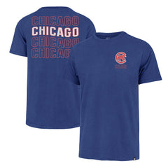 Chicago Cubs '47 Hang Back Franklin T-Shirt - Royal T-shirts