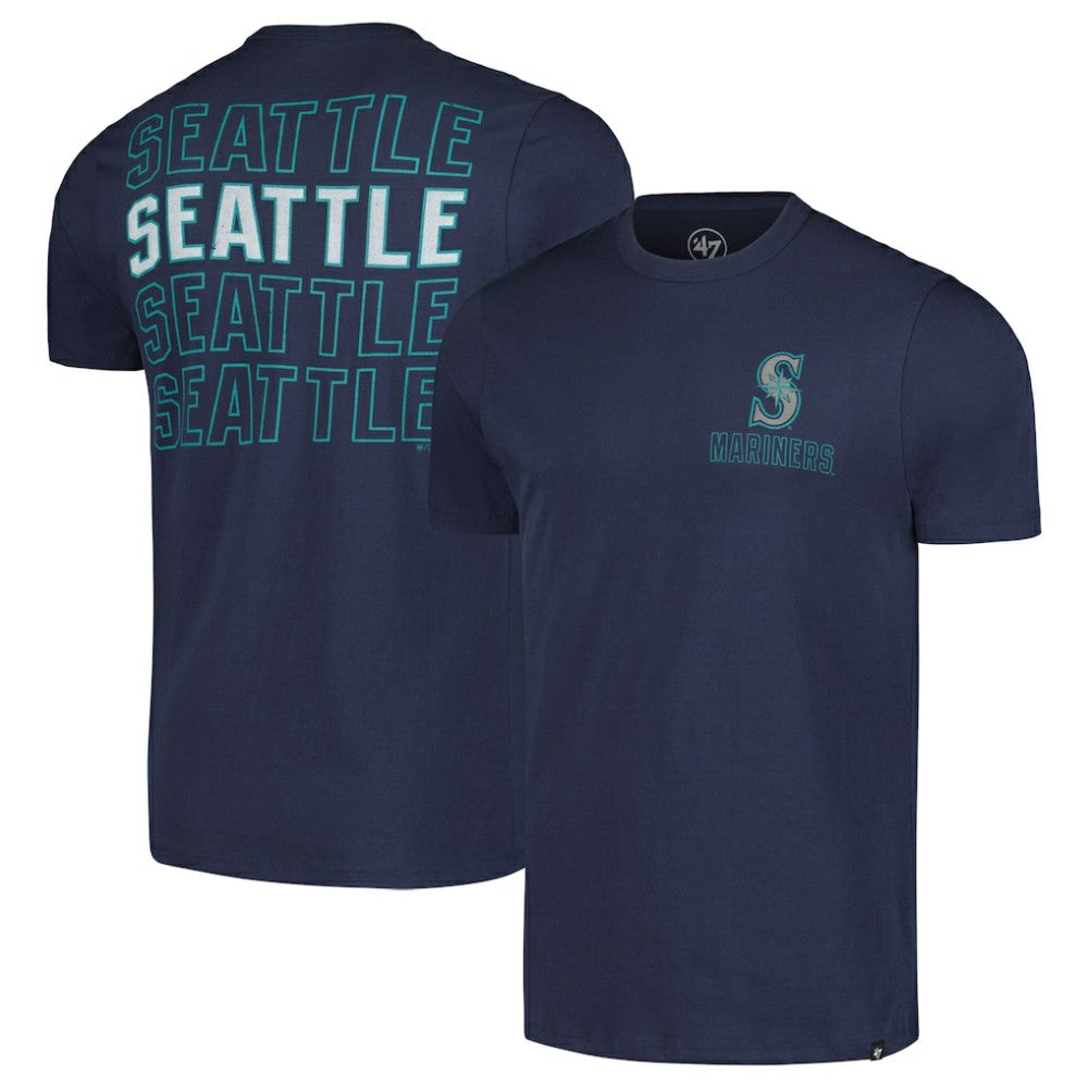 Seattle Mariners '47 Hang Back Franklin T-Shirt - Navy T-shirts