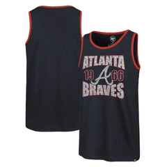 Atlanta Braves '47 Upload Franklin Tank Top - Navy Tanks