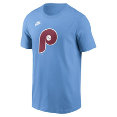 Philadelphia Phillies Nike Cooperstown Collection T-Shirt - Light Blue T-shirts