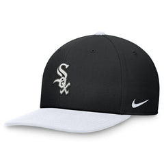 Chicago White Sox Nike Two-Tone Snapback Hat - Black/White Hats
