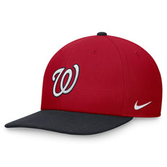Washington Nationals Nike Two-Tone Snapback Hat - Red/Navy Hats