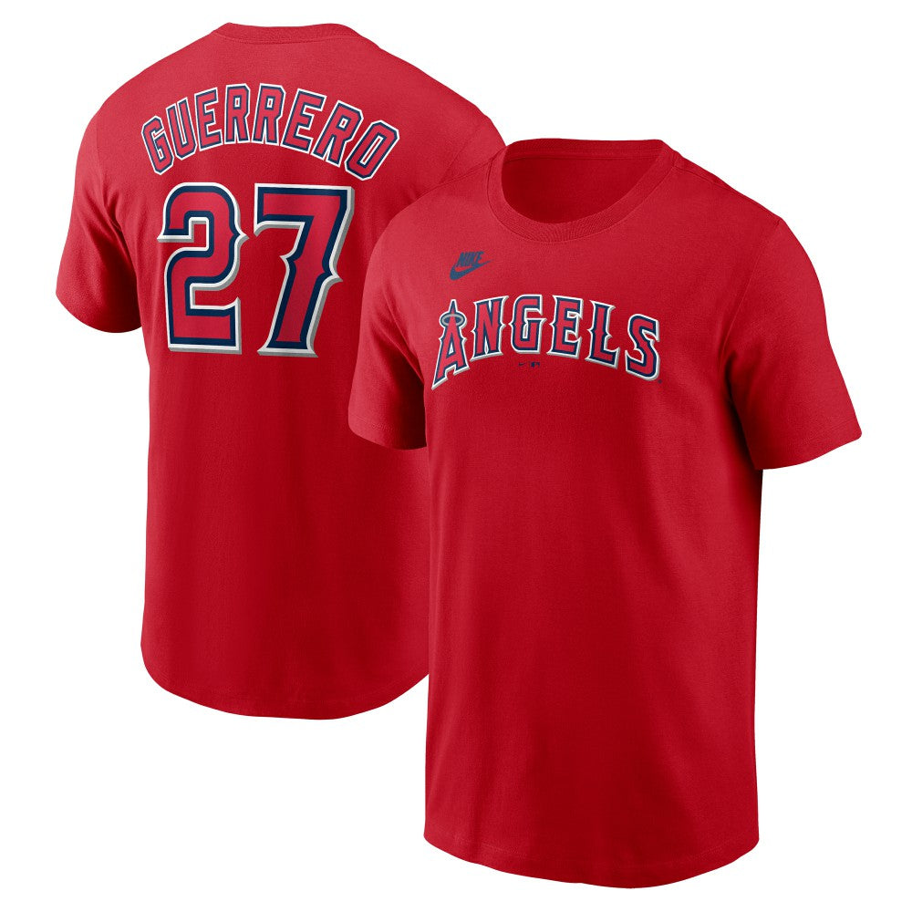 Vladimir Guerrero Los Angeles Angels Nike Fuse Name & Number T-Shirt - Red T-shirts