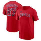 Vladimir Guerrero Los Angeles Angels Nike Fuse Name & Number T-Shirt - Red T-shirts
