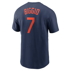 Craig Biggio Houston Astros Nike Cooperstown Collection Fuse Name & Number T-Shirt - Navy T-shirts