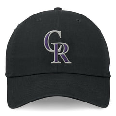 Colorado Rockies Nike Club Adjustable Hat - Black Hats