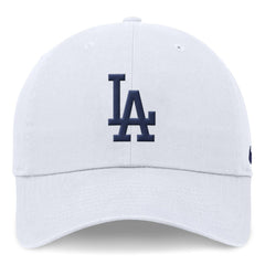 Los Angeles Dodgers Nike Club Adjustable Hat - White Hats