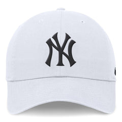 New York Yankees Nike Club Adjustable Hat - White Hats