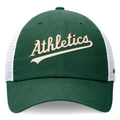 Athletics Nike Wordmark Adjustable Trucker Hat - Green Hats