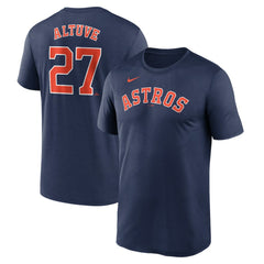 Jose Altuve Houston Astros Nike Legend Name & Number Performance T-Shirt - Navy T-shirts