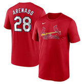 Nolan Arenado St. Louis Cardinals Nike Legend Name & Number Performance T-Shirt - Red T-shirts