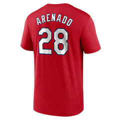 Nolan Arenado St. Louis Cardinals Nike Legend Name & Number Performance T-Shirt - Red T-shirts