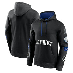 Tampa Bay Lightning Fanatics Wild Winner Pullover Hoodie - Black | US 200250648